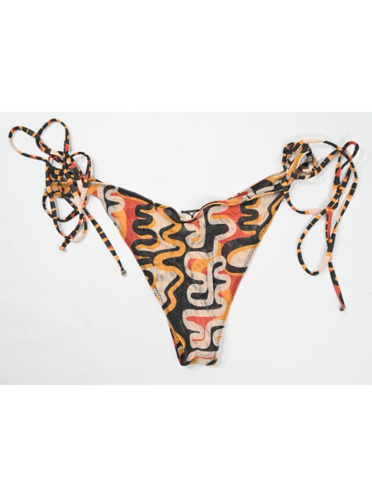 Gonza Jalisco Bikini Bottoms In Orange — image 3 of 3
